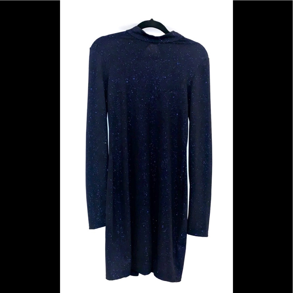 Navy Glitter Dress